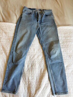 Re/Done high rise ankle crop stretch size 29